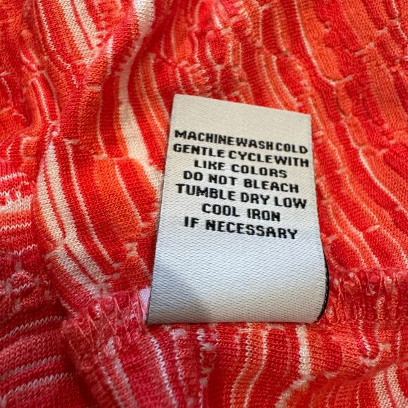 Habitat Size Medium Melon and White Striped Pullover Shirt - Picture 10 of 10